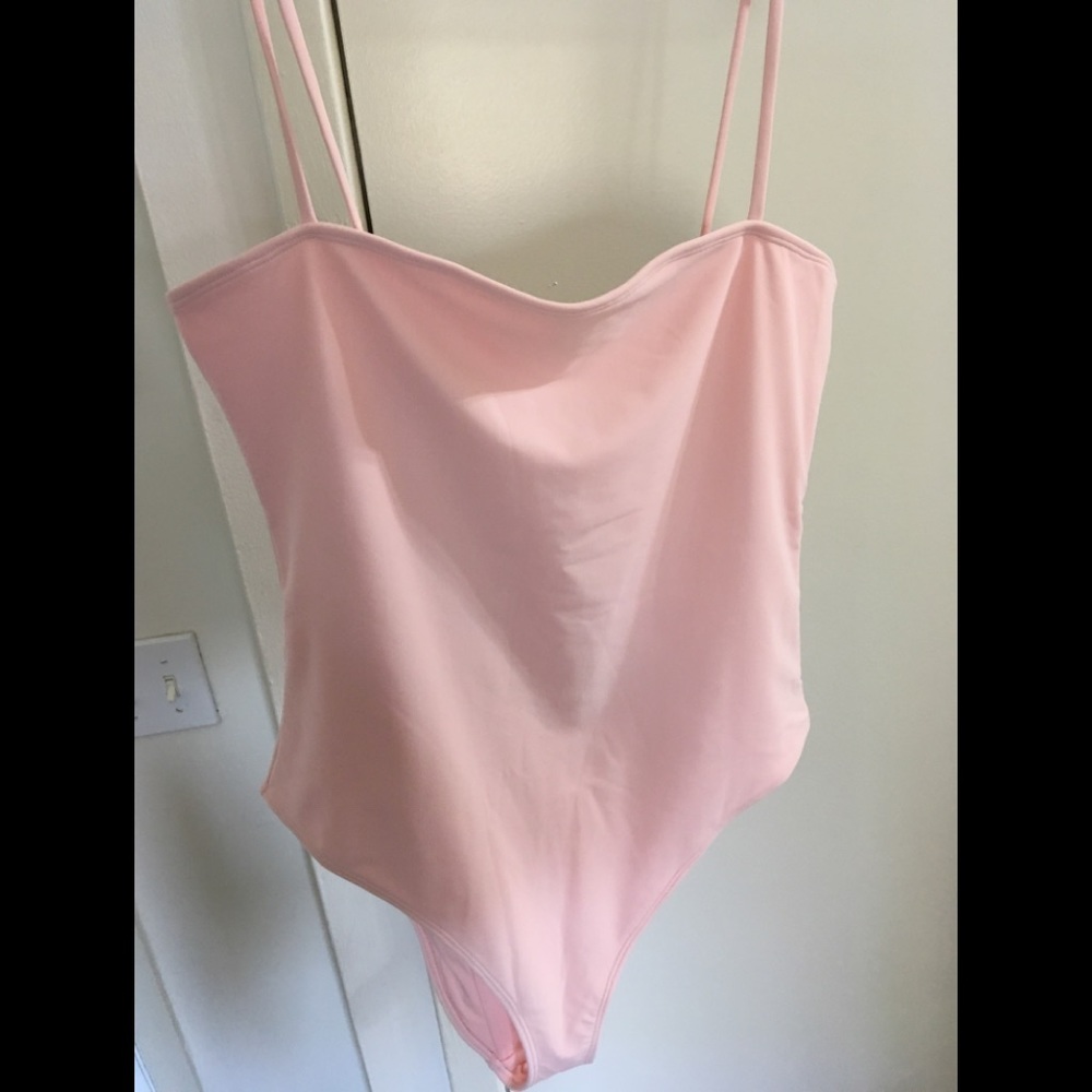 Forever 21 One-Piece Pink Swimsuit - XL